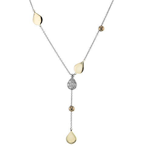 ZP1203 Necklace in 14k Gold with Diamonds