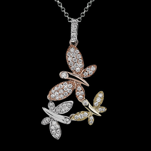 ZP1207 Pendant in 14k Gold with Diamonds