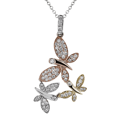 ZP1207 Pendant in 14k Gold with Diamonds