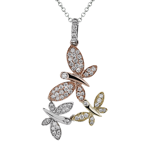 ZP1207 Pendant in 14k Gold with Diamonds