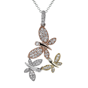 ZP1207 Pendant in 14k Gold with Diamonds