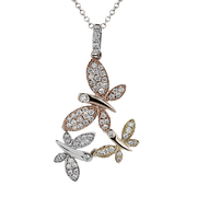 ZP1207 Pendant in 14k Gold with Diamonds