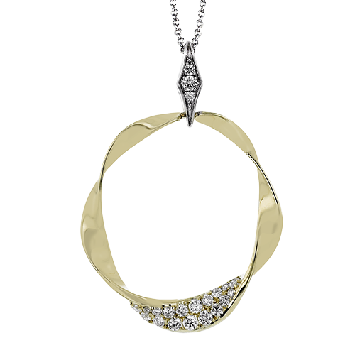 ZP1208 Pendant in 14k Gold with Diamonds