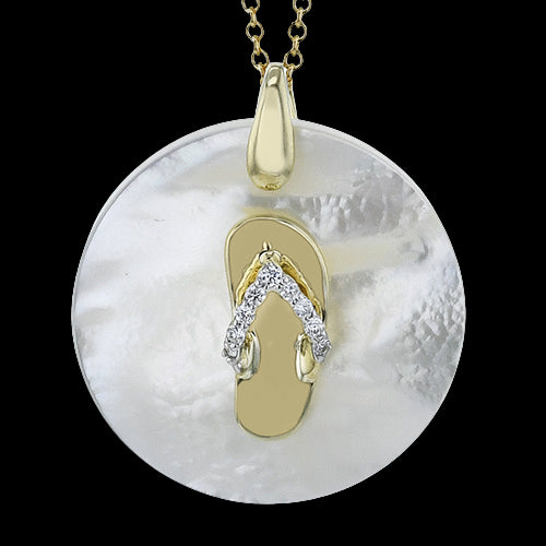 ZP1210 Pendant in 14k Gold with Diamonds