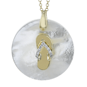ZP1210 Pendant in 14k Gold with Diamonds