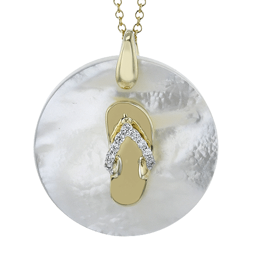 ZP1210 Pendant in 14k Gold with Diamonds