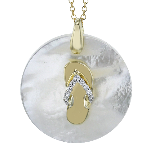 ZP1210 Pendant in 14k Gold with Diamonds