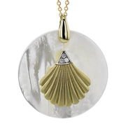 ZP1211 Pendant in 14k Gold with Diamonds