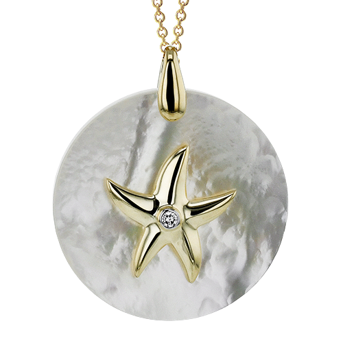 ZP1212 Pendant in 14k Gold with Diamonds