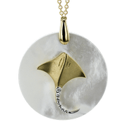 ZP1213 Pendant in 14k Gold with Diamonds