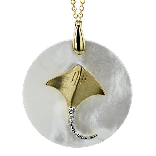 ZP1213 Pendant in 14k Gold with Diamonds