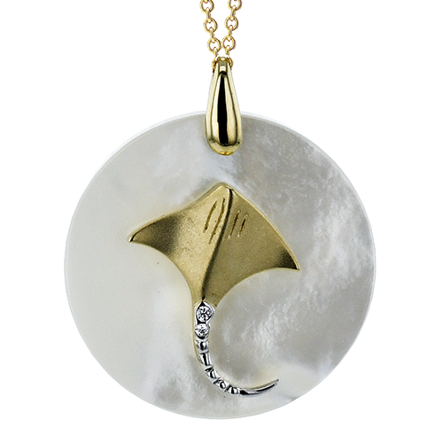 ZP1213 Pendant in 14k Gold with Diamonds