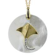 ZP1213 Pendant in 14k Gold with Diamonds