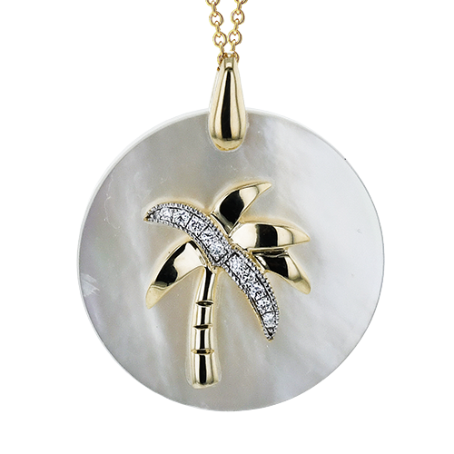 ZP1214 Pendant in 14k Gold with Diamonds