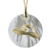 ZP1215 Pendant in 14k Gold with Diamonds