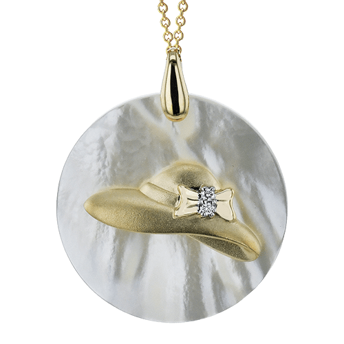 ZP1215 Pendant in 14k Gold with Diamonds