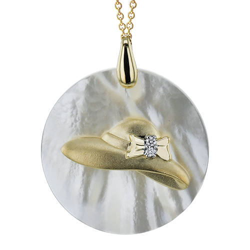 ZP1215 Pendant in 14k Gold with Diamonds