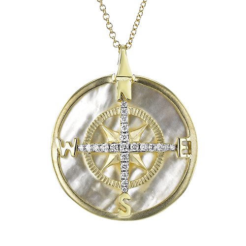 ZP1217 Pendant in 14k Gold with Diamonds