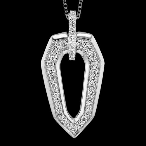 ZP1228 Pendant in 14k Gold with Diamonds