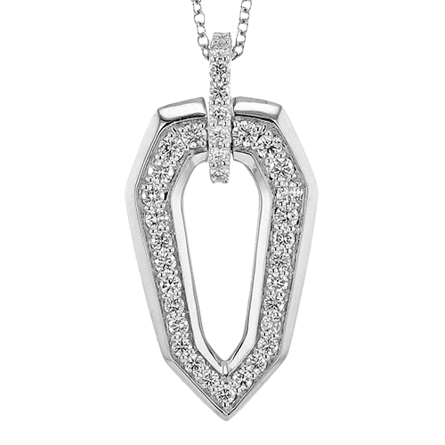 ZP1228 Pendant in 14k Gold with Diamonds