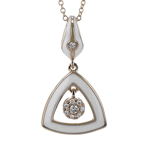 ZP1230 Pendant in 14k Gold with Diamonds