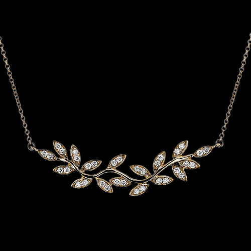 ZP1236 Pendant in 14k Gold with Diamonds