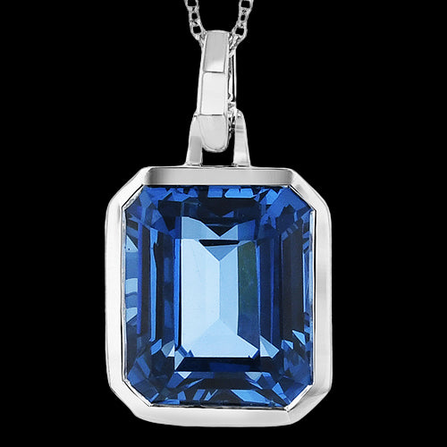 ZP1242 Color Pendant in 14k Gold