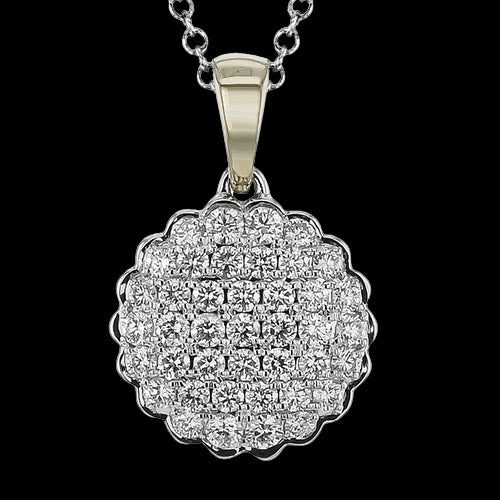 ZP1247 Pendant in 14k Gold with Diamonds