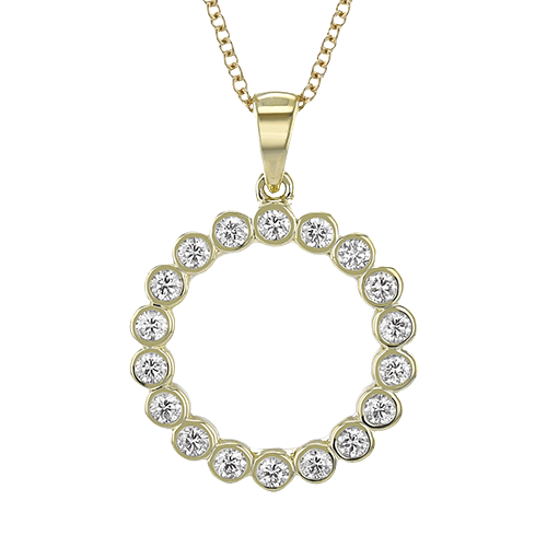 ZP1251 Pendant in 14k Gold with Diamonds