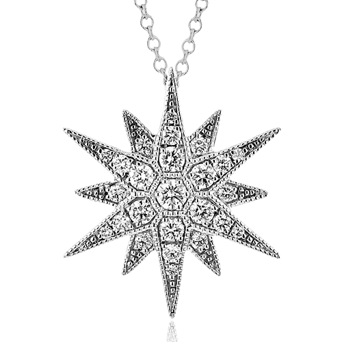ZP1254 Pendant in 18k Gold with Diamonds