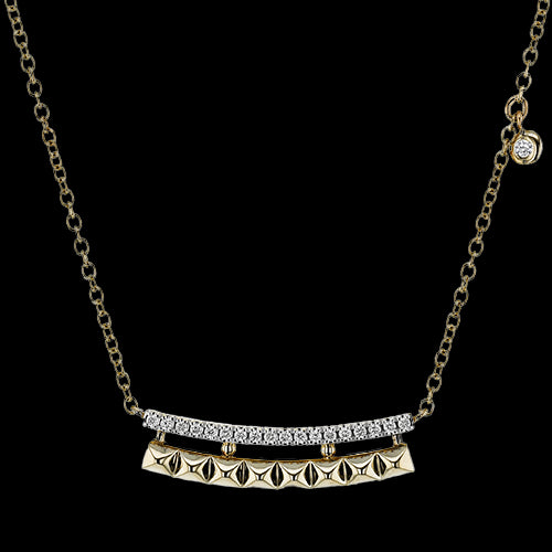 ZP1256-Y Pendant in 14k Gold with Diamonds
