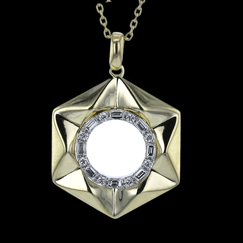 ZP1264 Pendant in 14k Gold with Diamonds