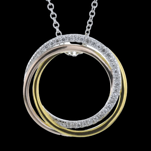 ZP1268 Pendant in 14k Gold with Diamonds
