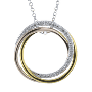ZP1268 Pendant in 14k Gold with Diamonds