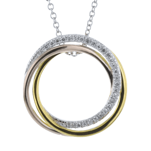 ZP1268 Pendant in 14k Gold with Diamonds