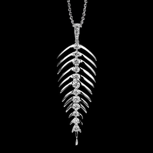 ZP1270 Pendant in 14k Gold with Diamonds