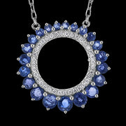 ZP1274 Color Pendant in 14k Gold with Diamonds