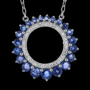 ZP1274 Color Pendant in 14k Gold with Diamonds