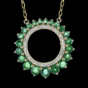 ZP1274-Y Color Pendant in 14k Gold with Diamonds