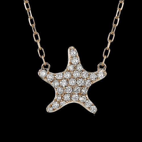 ZP1276-R Pendant in 14k Gold with Diamonds