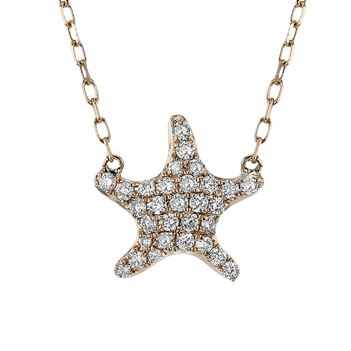 ZP1276-R Pendant in 14k Gold with Diamonds