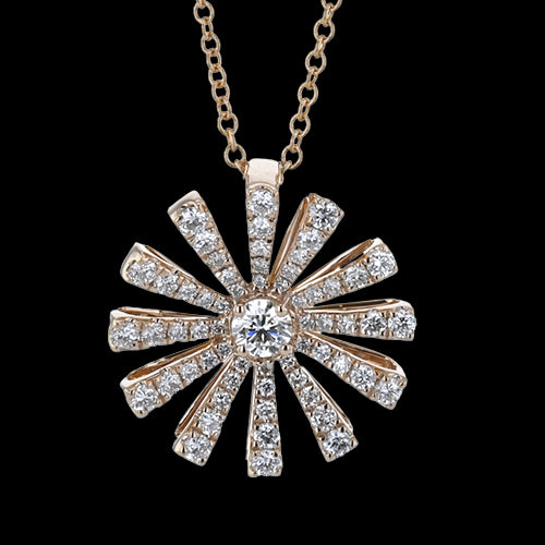 ZP1281 Pendant in 14k Gold with Diamonds