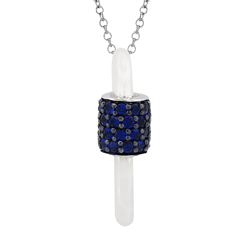 ZP1290 Color Pendant in 14k Gold