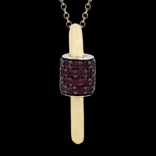ZP1290-Y Color Pendant in 14k Gold
