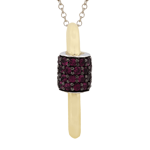 ZP1290-Y Color Pendant in 14k Gold