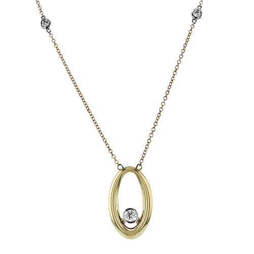 ZP1302 Pendant in 14k Gold with Diamonds