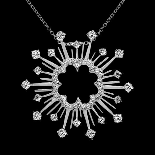 ZP1304 Pendant in 14k Gold with Diamonds