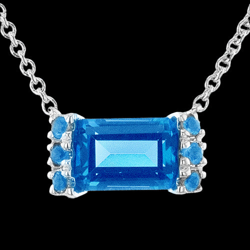 ZP1314 Color Pendant in 14k Gold