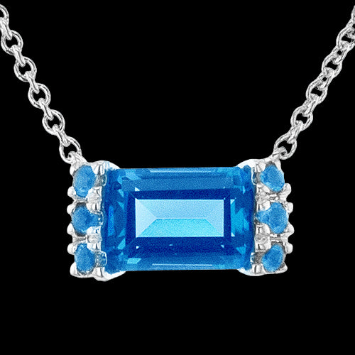 ZP1314 Color Pendant in 14k Gold