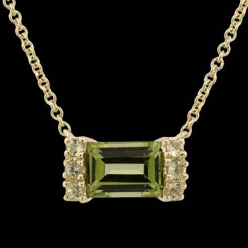 ZP1314-Y Color Pendant in 14k Gold